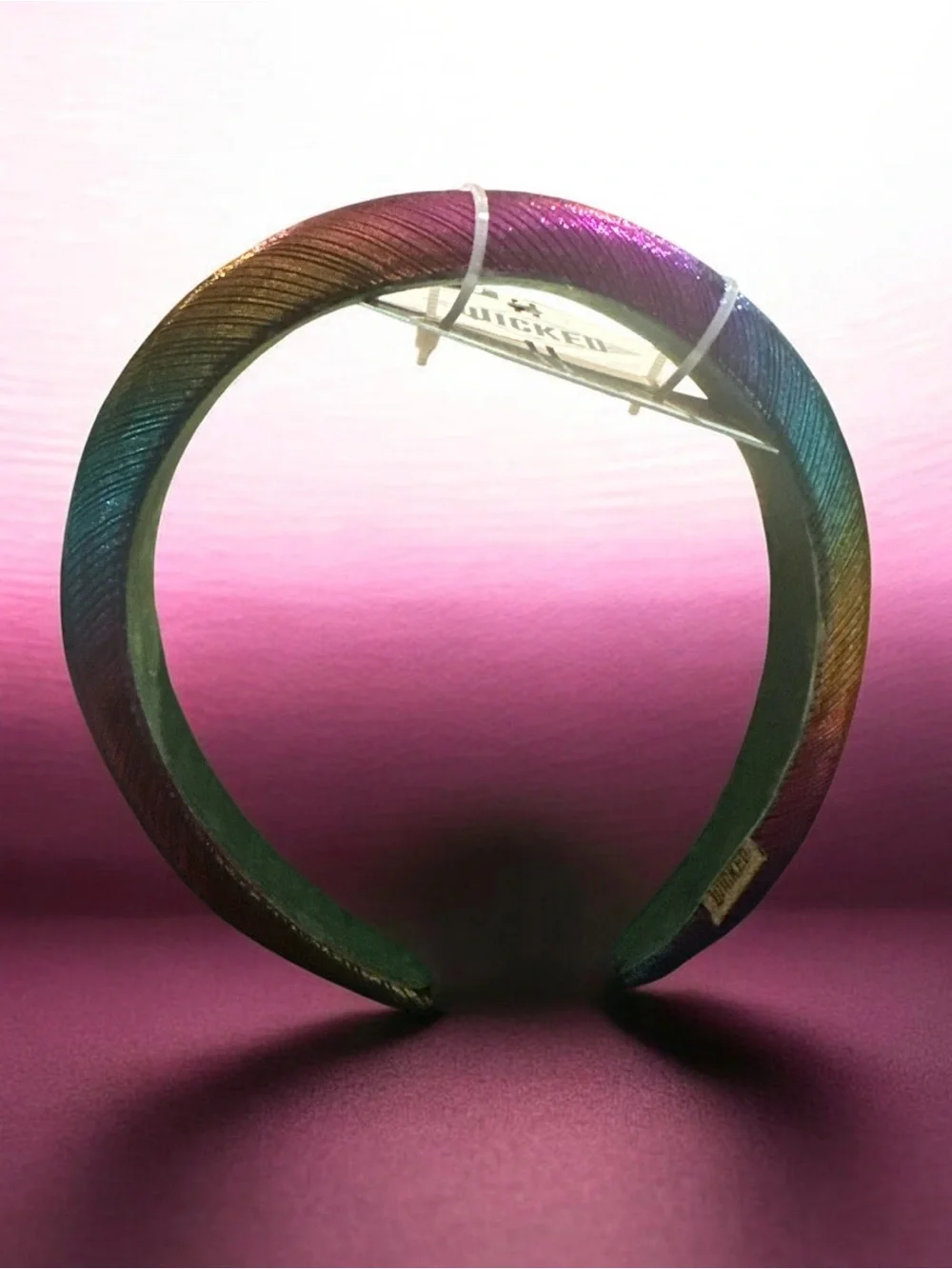 Scünci Iridescent Multicolor Padded Headband